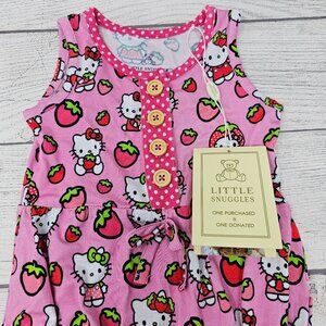 NWT Little Snuggles Bamboo Hello Kittty Bubble‎ Romper Size 9-12M